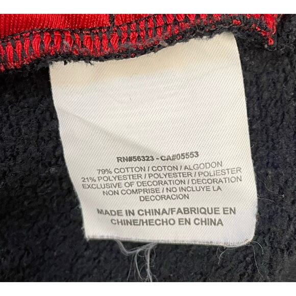 Nike Mens Hooded Sweatshirt Black/Red Full Zip Size XXL 408120-010 - Picture 5 of 5